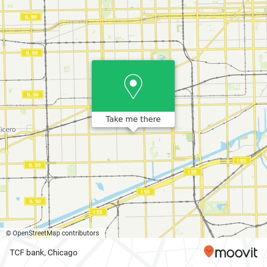 TCF bank map