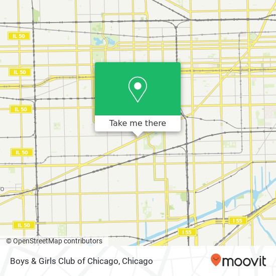 Boys & Girls Club of Chicago map