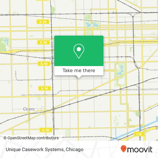 Unique Casework Systems map