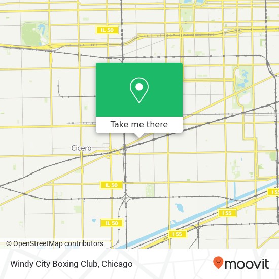 Windy City Boxing Club map