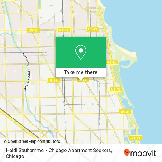 Mapa de Heidi Sauhammel - Chicago Apartment Seekers