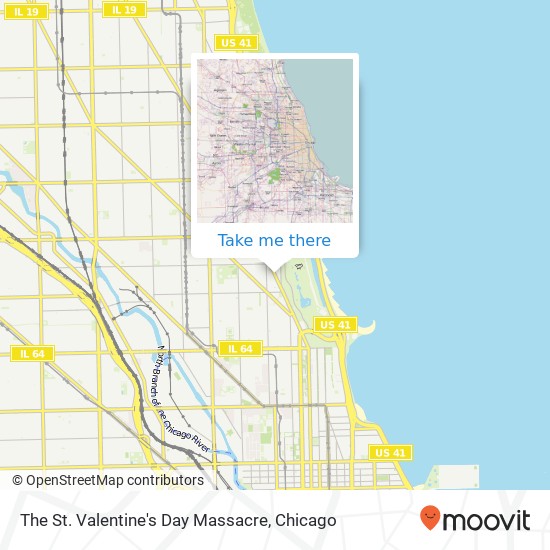 The St. Valentine's Day Massacre map