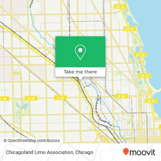 Chicagoland Limo Association map