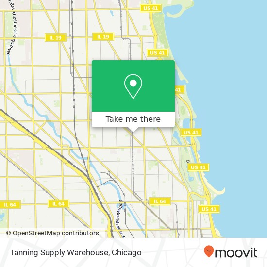 Mapa de Tanning Supply Warehouse