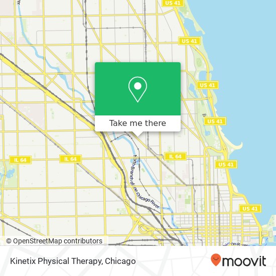 Mapa de Kinetix Physical Therapy