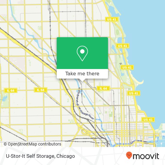 U-Stor-It Self Storage map