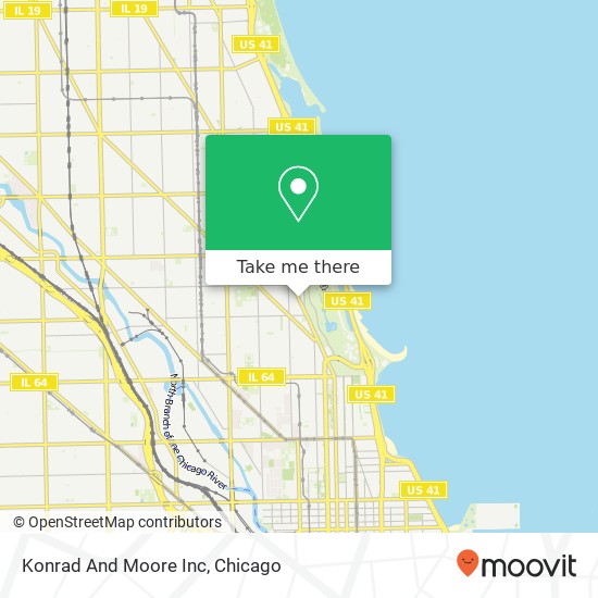 Konrad And Moore Inc map