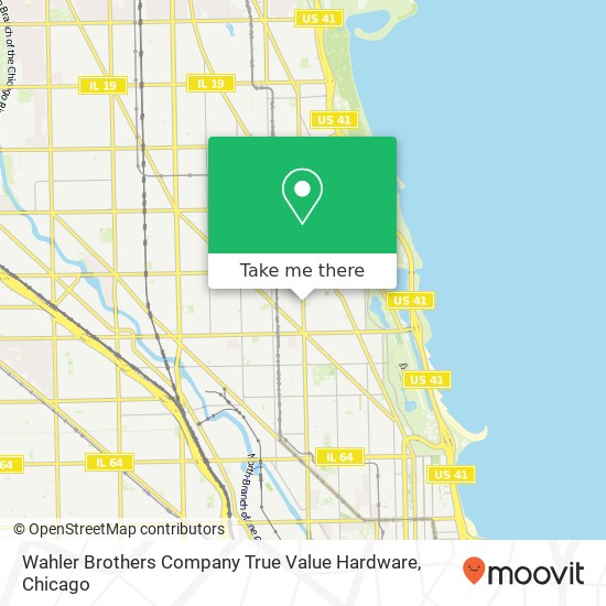 Mapa de Wahler Brothers Company True Value Hardware