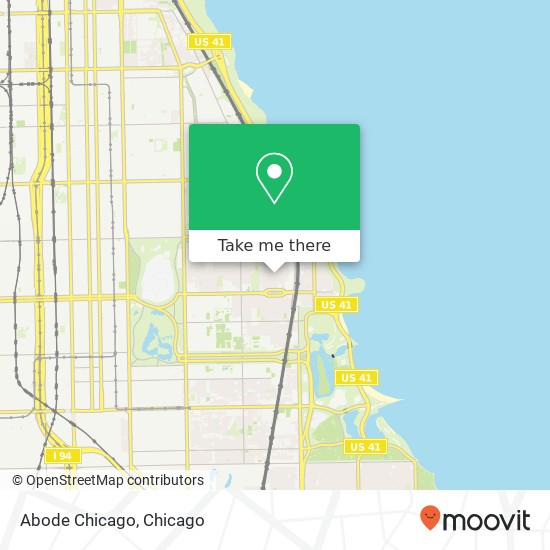 Mapa de Abode Chicago