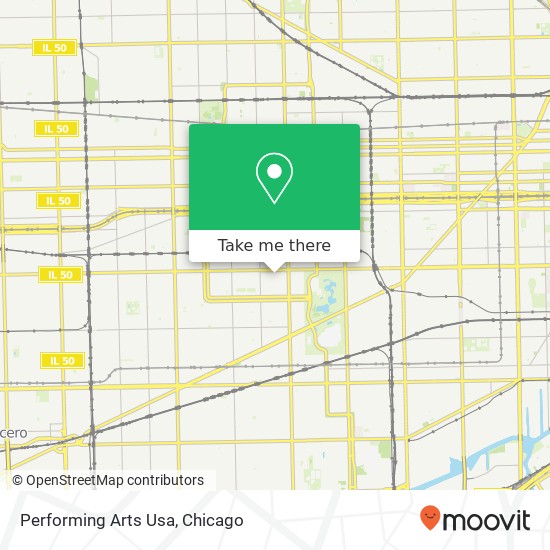 Mapa de Performing Arts Usa