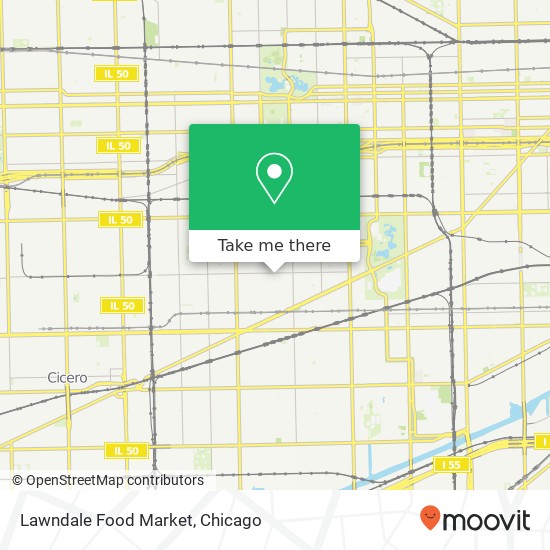 Lawndale Food Market map