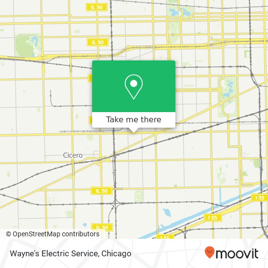 Wayne's Electric Service map