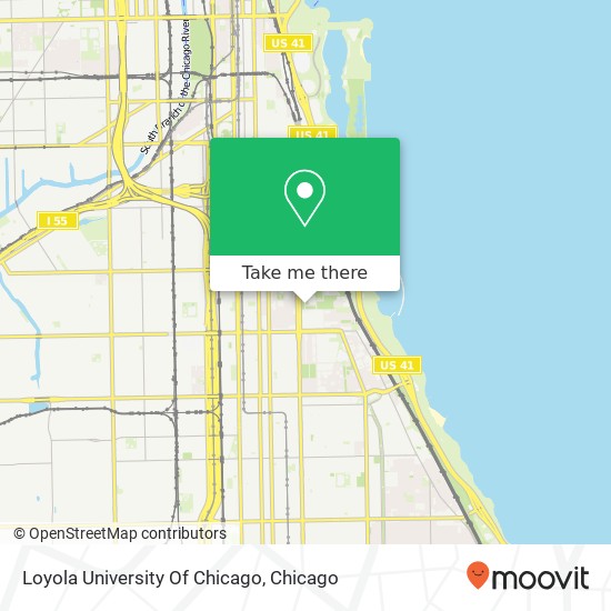 Loyola University Of Chicago map
