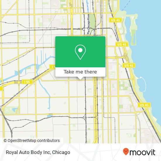 Royal Auto Body Inc map