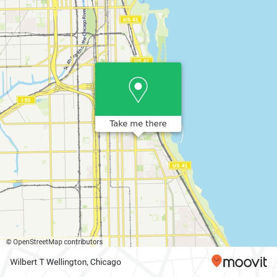 Wilbert T Wellington map