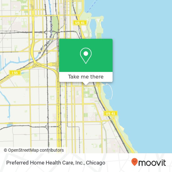 Mapa de Preferred Home Health Care, Inc.