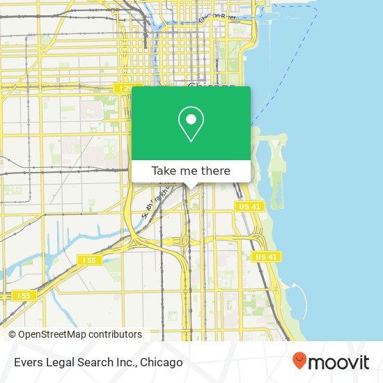 Evers Legal Search Inc. map