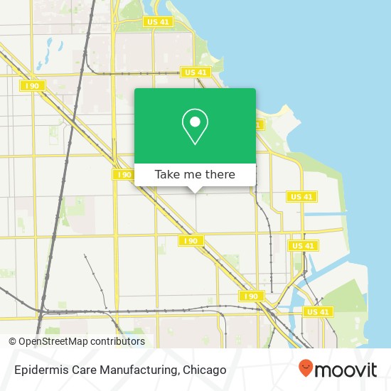Epidermis Care Manufacturing map