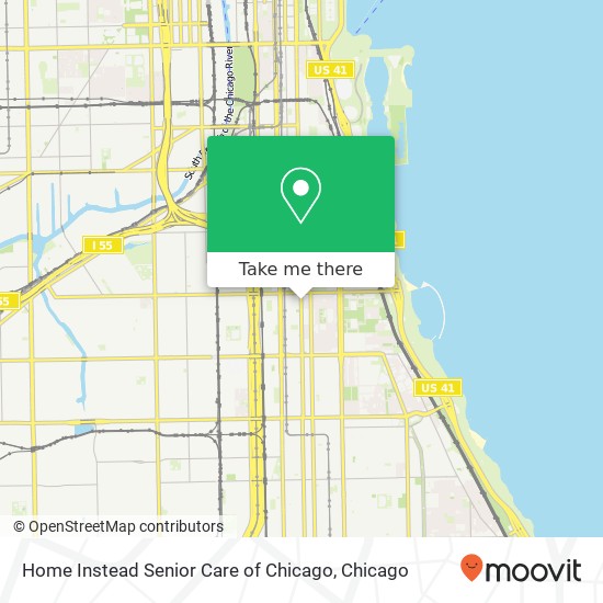 Home Instead Senior Care of Chicago map