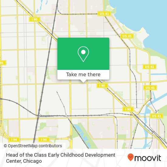Head of the Class Early Childhood Development Center map