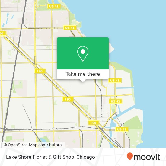 Lake Shore Florist & Gift Shop map