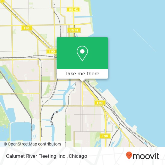 Calumet River Fleeting, Inc. map