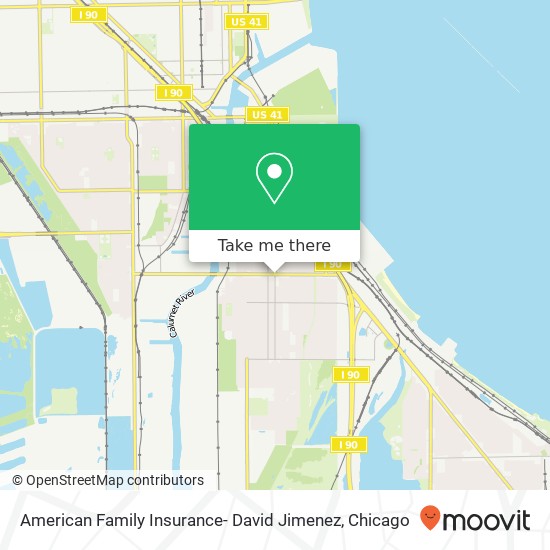 American Family Insurance- David Jimenez map