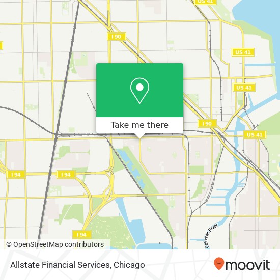 Allstate Financial Services map
