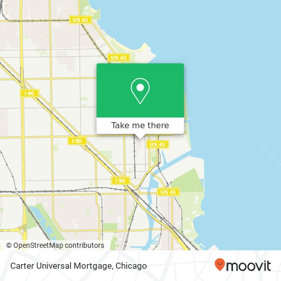 Mapa de Carter Universal Mortgage