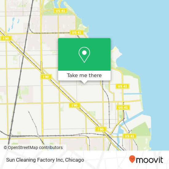 Mapa de Sun Cleaning Factory Inc