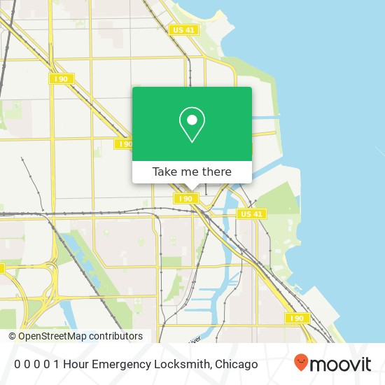 Mapa de 0 0 0 0 1 Hour Emergency Locksmith