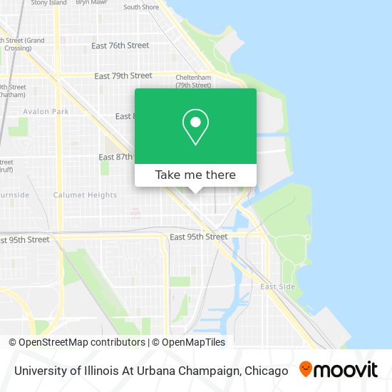 University of Illinois At Urbana Champaign map