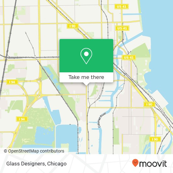 Glass Designers map