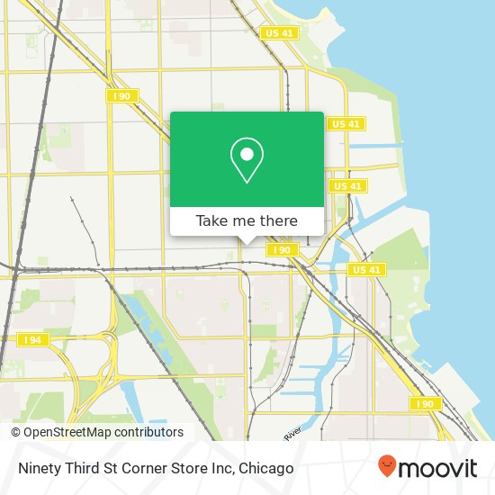 Ninety Third St Corner Store Inc map