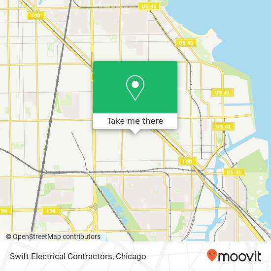 Swift Electrical Contractors map