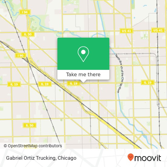 Gabriel Ortiz Trucking map