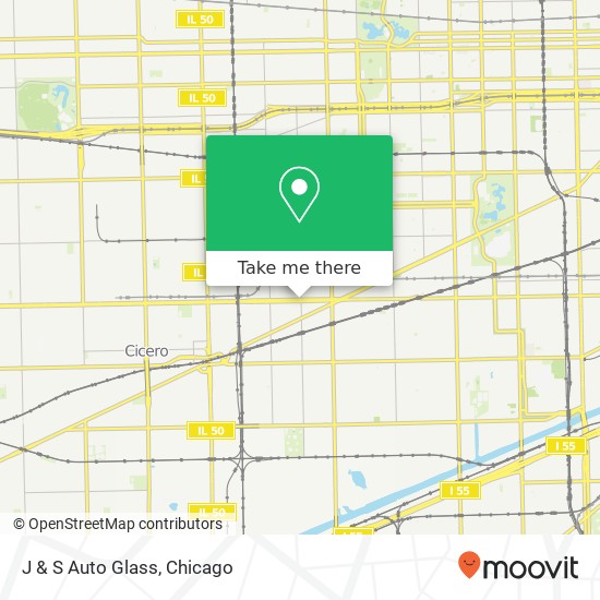 J & S Auto Glass map