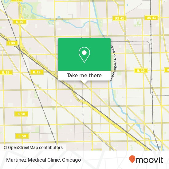 Mapa de Martinez Medical Clinic