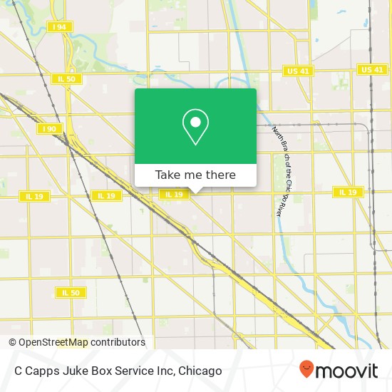 C Capps Juke Box Service Inc map