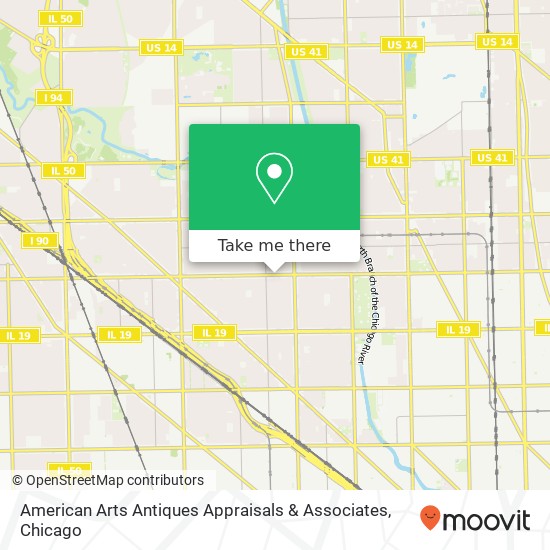 American Arts Antiques Appraisals & Associates map