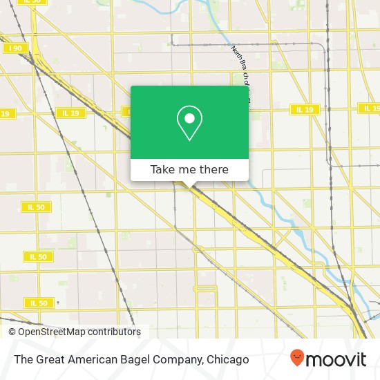 The Great American Bagel Company map