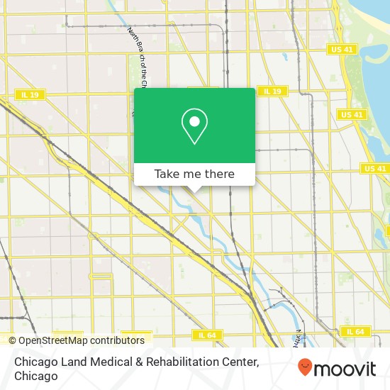 Chicago Land Medical & Rehabilitation Center map