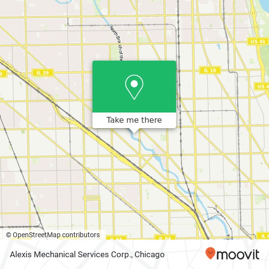 Alexis Mechanical Services Corp. map