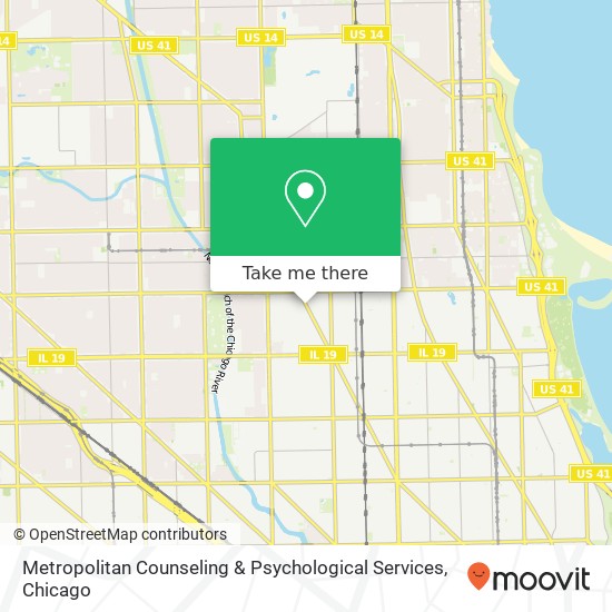 Mapa de Metropolitan Counseling & Psychological Services