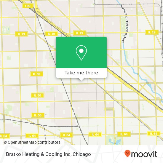 Bratko Heating & Cooling Inc map