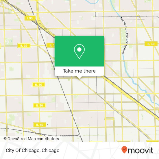 Mapa de City Of Chicago