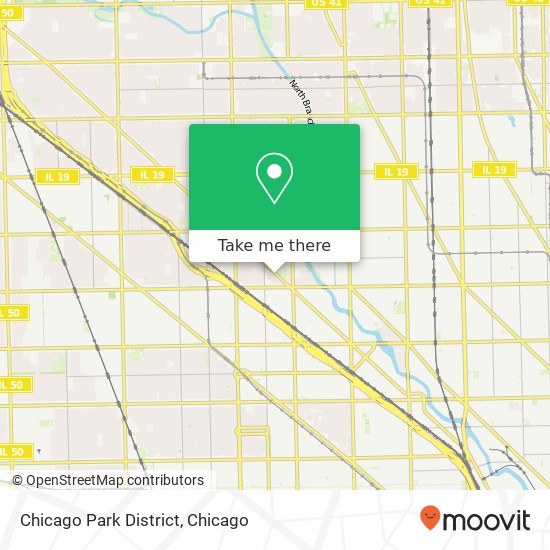 Mapa de Chicago Park District