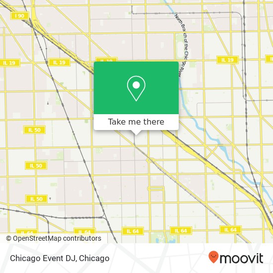 Chicago Event DJ map