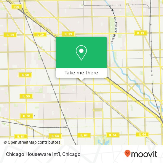 Chicago Houseware Int'l map