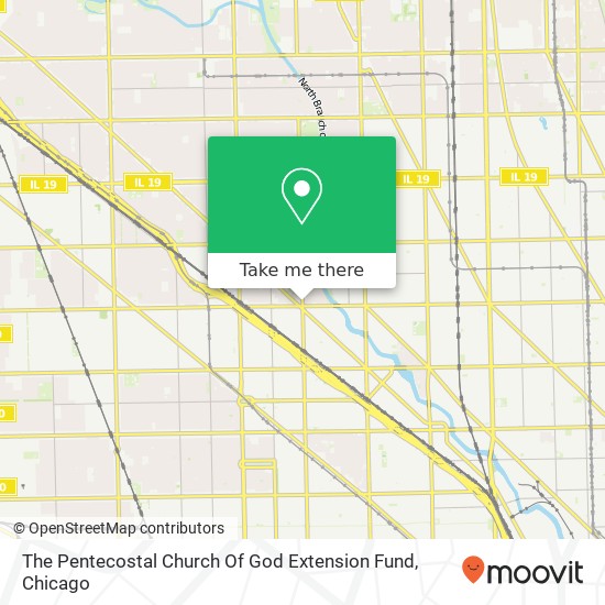 The Pentecostal Church Of God Extension Fund map